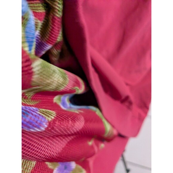 Tommy Bahama Women's V-Neck Windbreaker  Reversible Pink  Top M - Picture 5 of 8